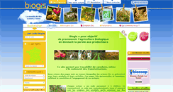 Desktop Screenshot of biogis.fr